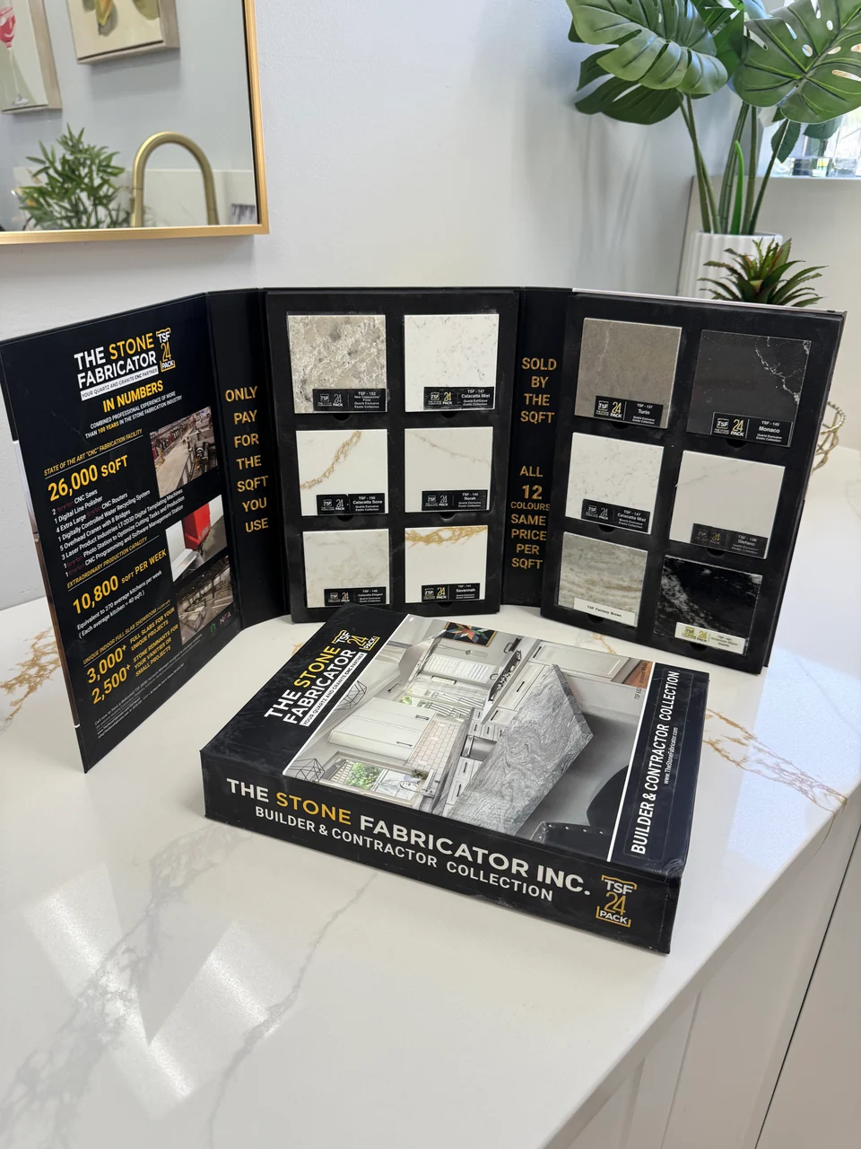TSF stone sample booklet for material selections