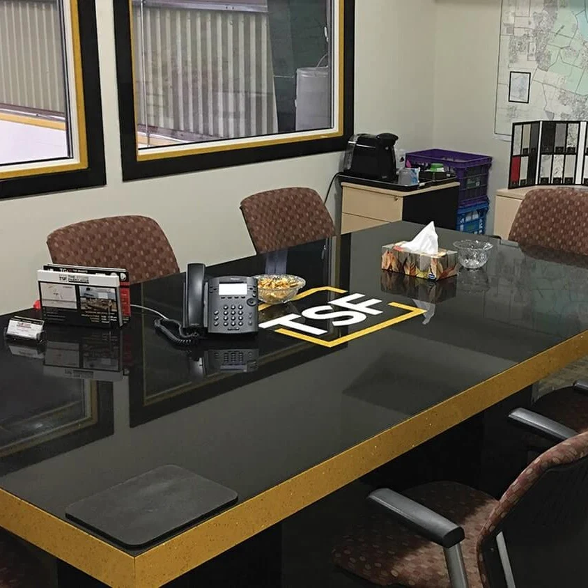 TSF’s meeting space for discussing project details
